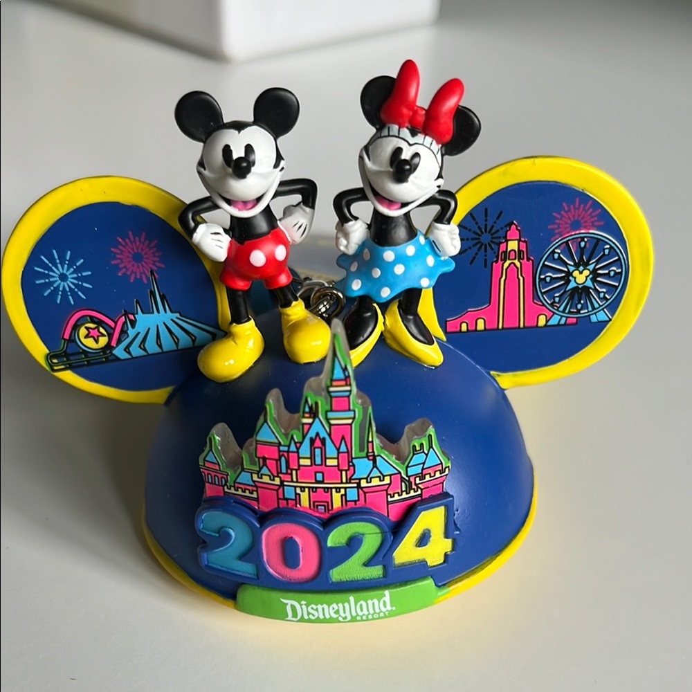 Disneyland Mickey and Minnie 2024 Christmas Ornament